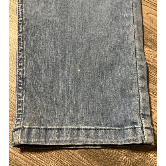 Mugsy Piers Straight Leg Light Wash Blue Jeans 4 Way Stretch, Size 34x32 (34x31) - Picture 11 of 16